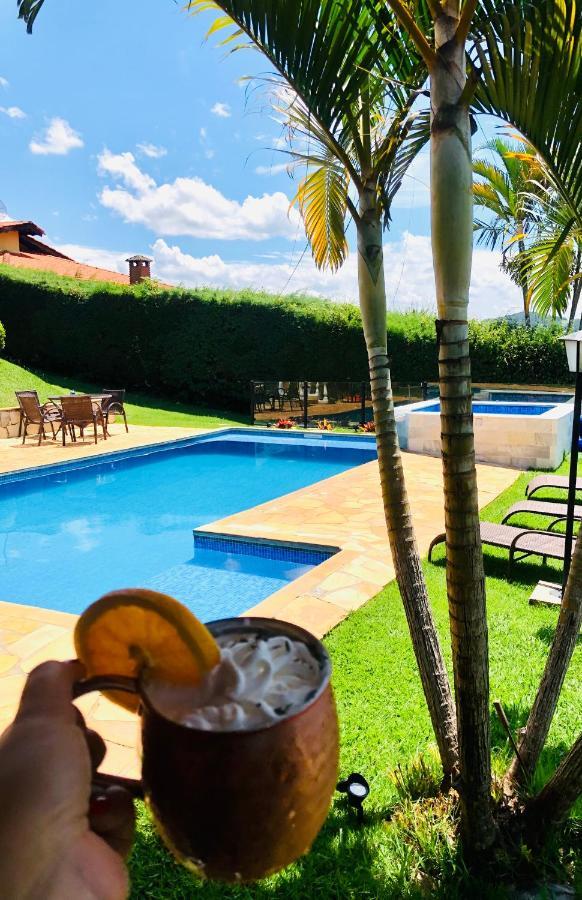 Chacara Tha&Thi Cond Fechado Wi Fi Spa E Pisc Aquececimento Solar Bom Jesus dos Perdoes Ngoại thất bức ảnh